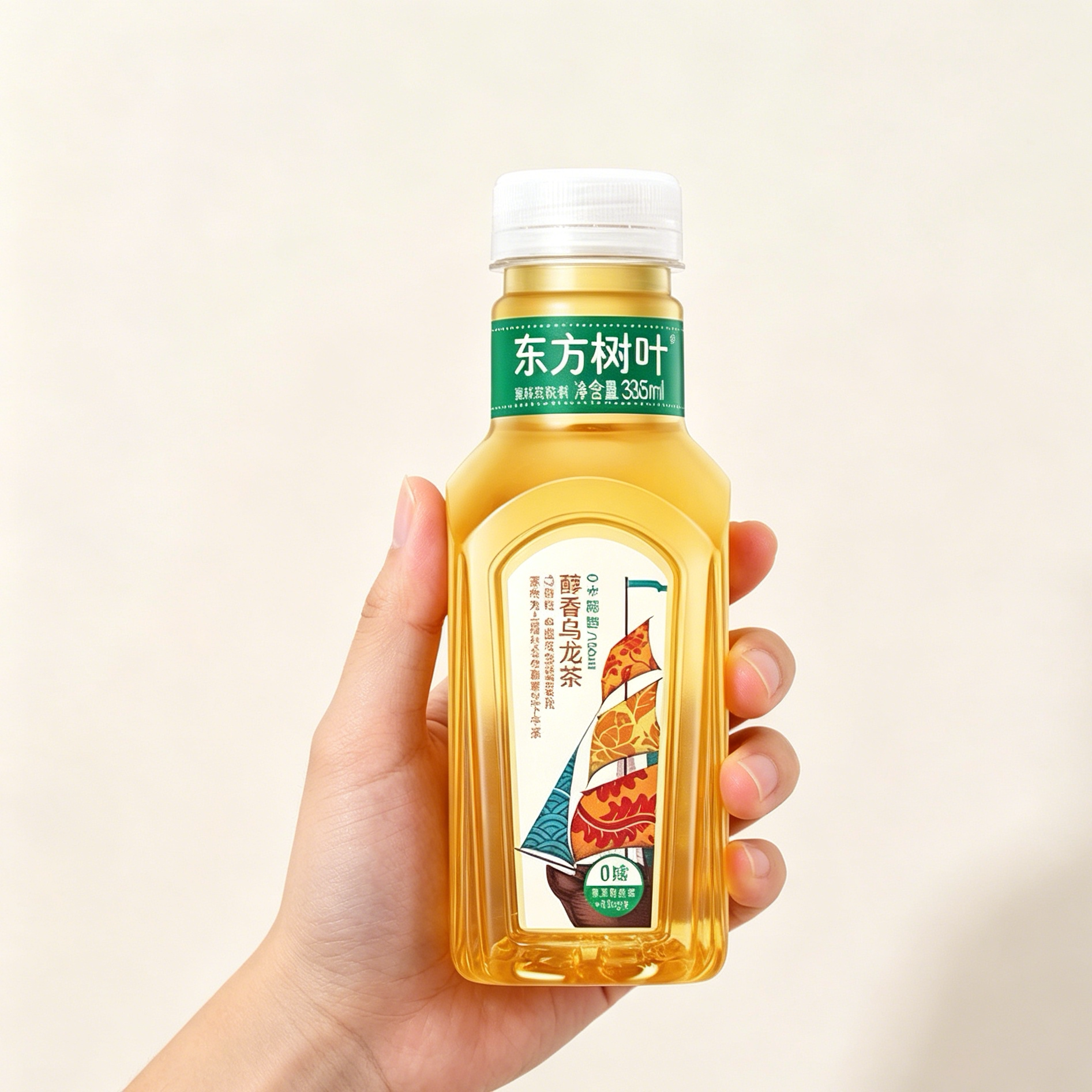 东方树叶茉莉花茶335ml小瓶青柑普洱东方树叶无糖饮料