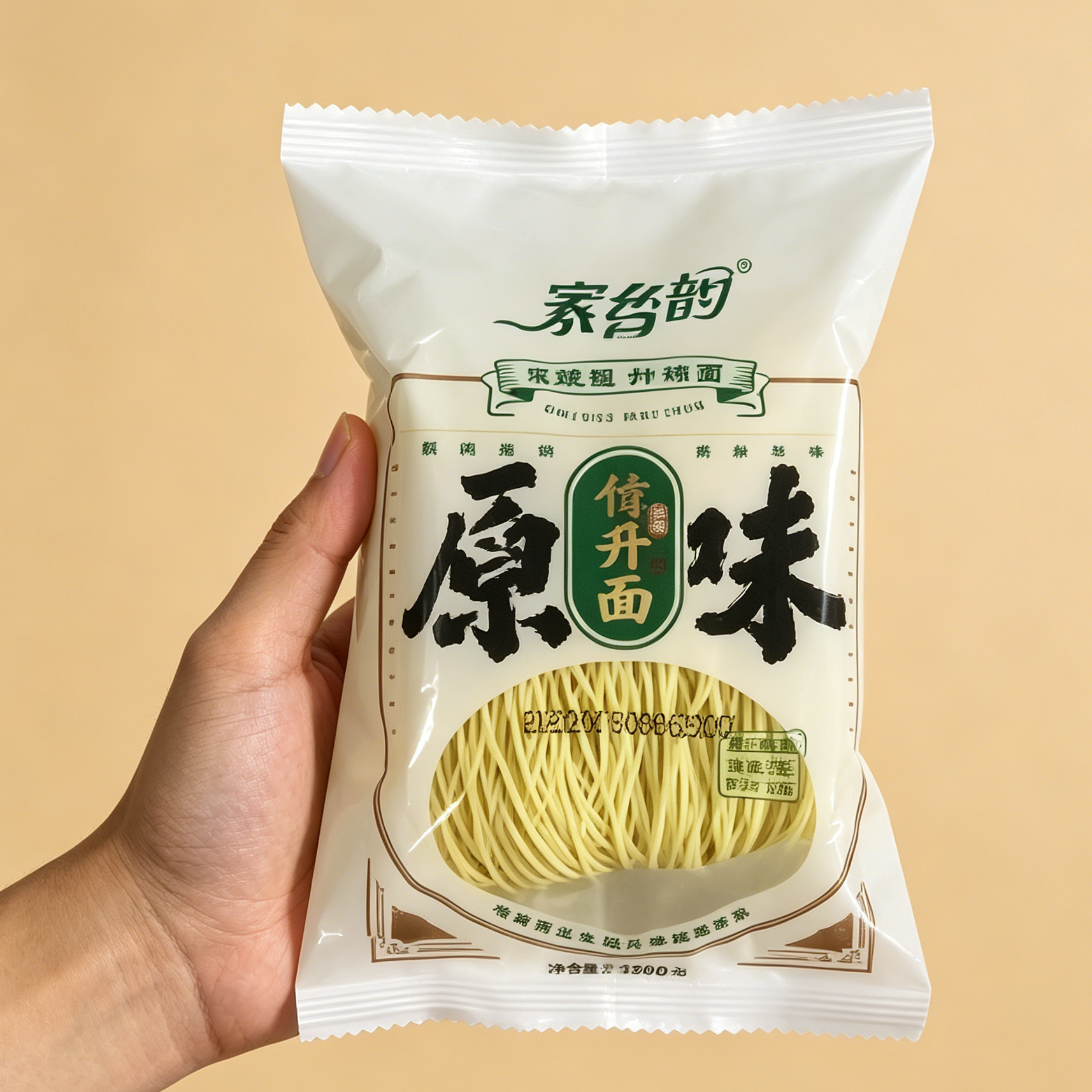 素香园非油炸手工竹升面12包广式云吞面早餐营养面条