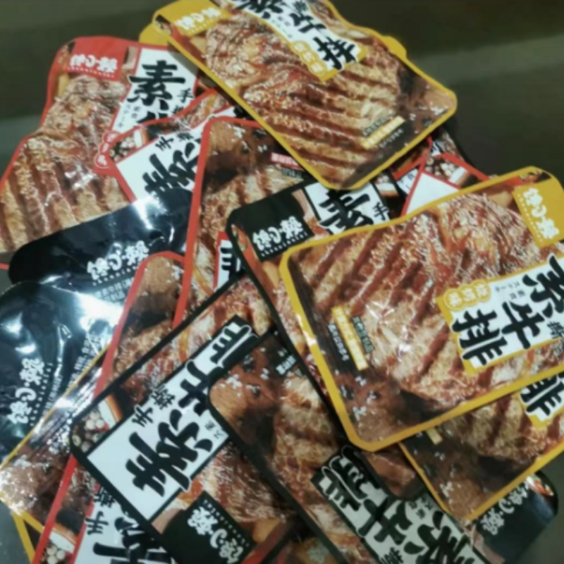 馋小赖素牛排干子手撕素肉豆干零食香辣味豆制品湖南特产休闲