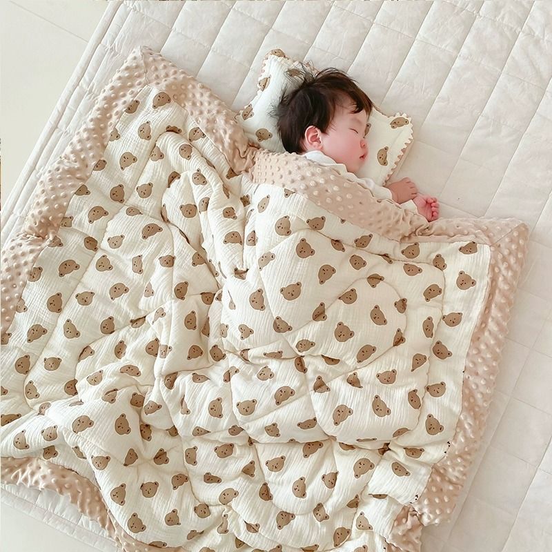 豆豆毯初生婴儿秋冬新小