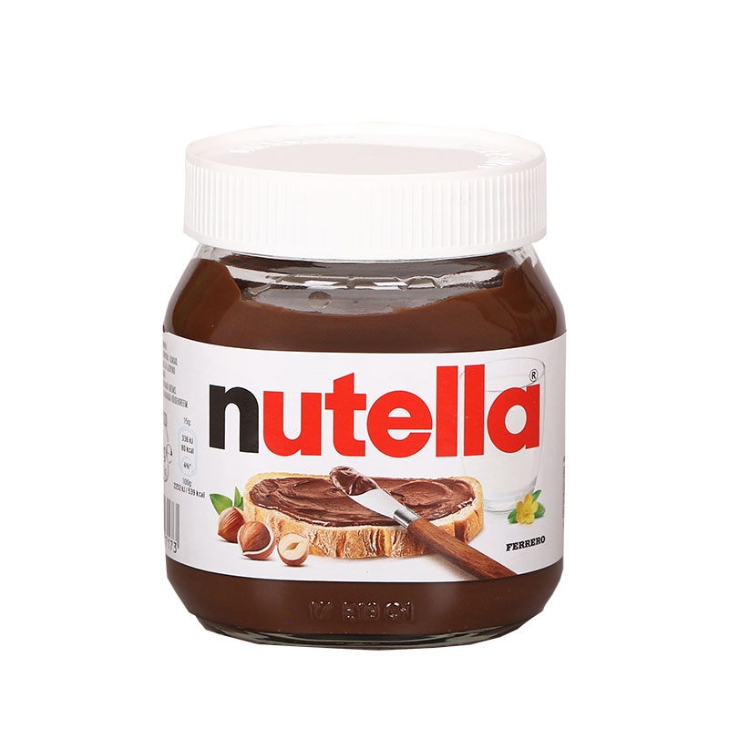 费列罗巧克力酱nutella能多益榛子可可酱350g进口烘焙早餐面包酱
