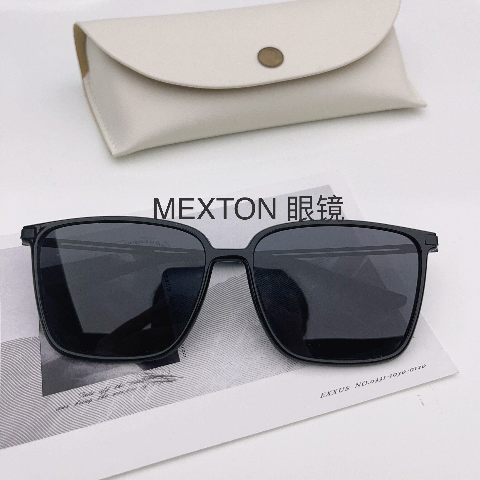 mexton眼镜方框偏光墨镜防晒防紫外线防眩光太阳镜