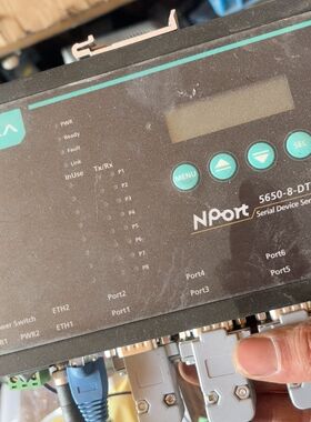 详询议价全新现货MOXA NPORT5650-8-DT 8口摩莎串口