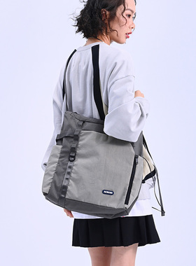 ACROSS户外斜挎包女防水运动大容量健身包山系通勤单肩包轻便挎包