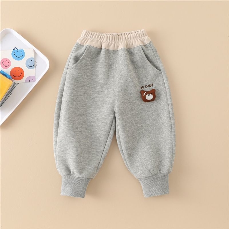 男童裤子秋外穿挺括儿童卫裤百搭春秋季中小童休闲运动裤卡通宝宝