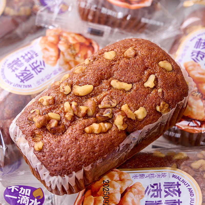 核桃枣糕整箱早餐红枣蜜枣面包休闲零食品传统蛋糕点心营养健康