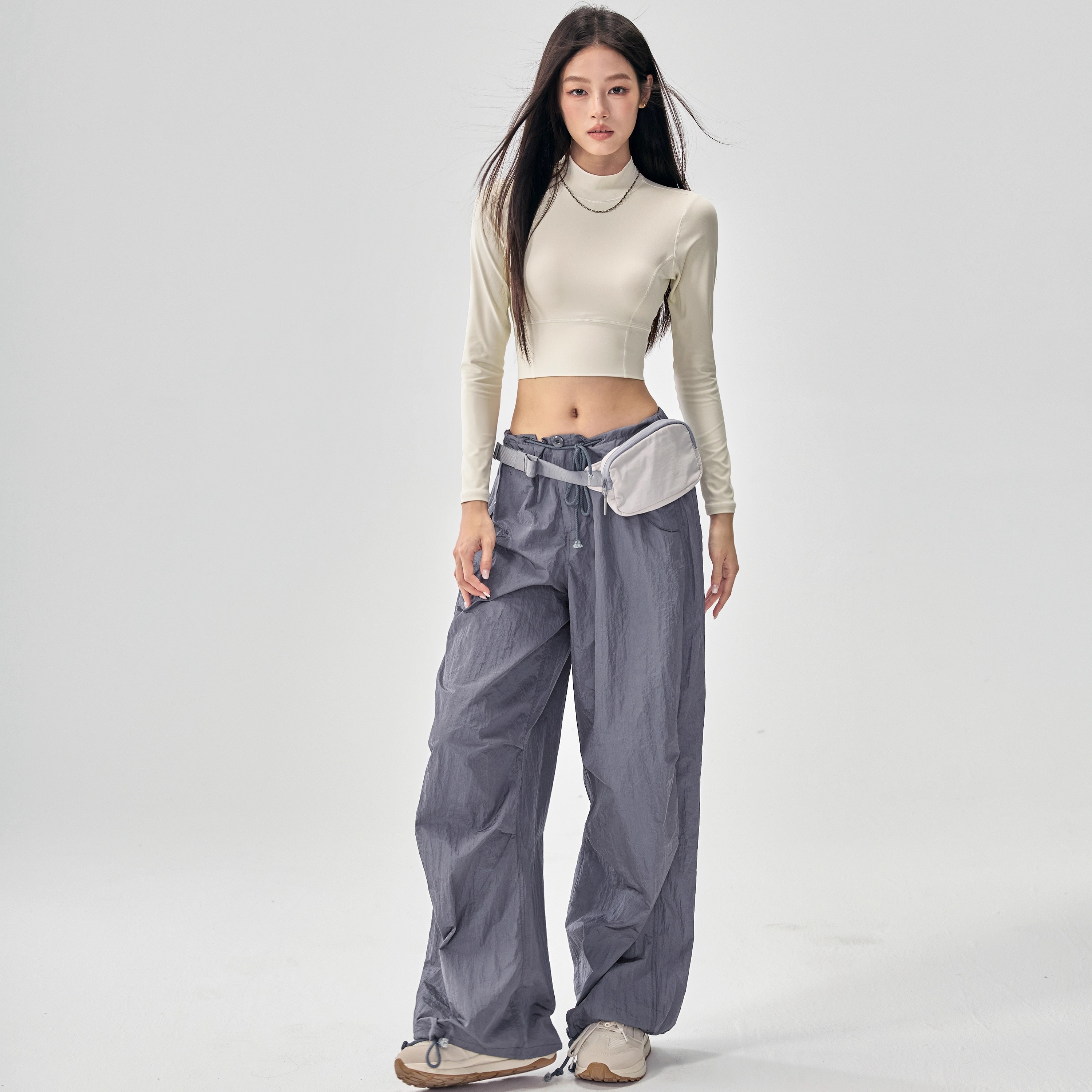 LULUVURU宽松瑜伽裤女休闲美式