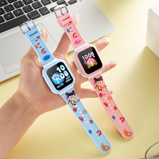 Z10 z6pro硅胶卡通哪吒表带Z6s Z8A 立体Q1带库洛咪表链配件 适用小天才电话手表Q2A表带D2A Z7A少年版 D3S