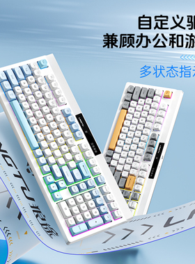 狼途L102薄膜键盘有线办公静音台式电脑笔记本机械手感电竞游戏