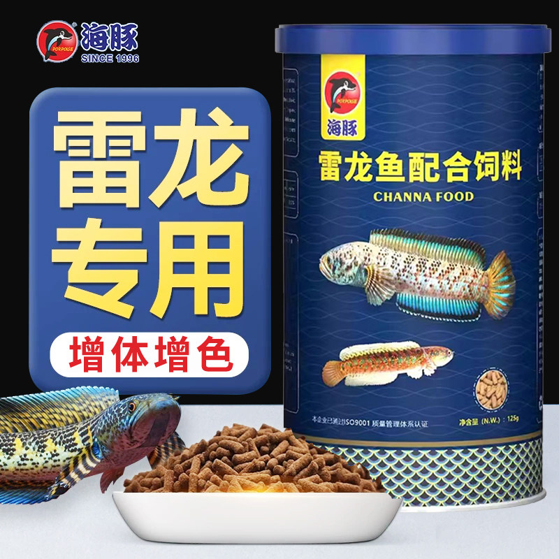 海豚牌增体增色雷龙鱼高蛋白