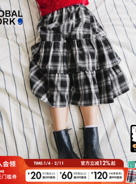 GLOBAL WORK 连衣裙儿童2026春季新款甜美潮流外搭吊带裙611227