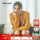 and ...针织衫 女2025冬季 niko 新款 宽松廓形圆领假两件毛衣580983