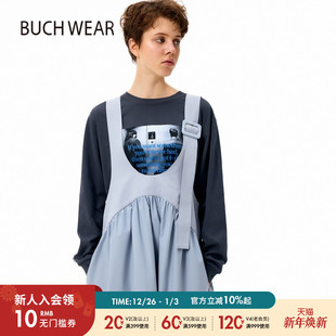 无袖 新款 宽松气质流行长裙328274 WEAR连衣裙女2025夏季 BUCH