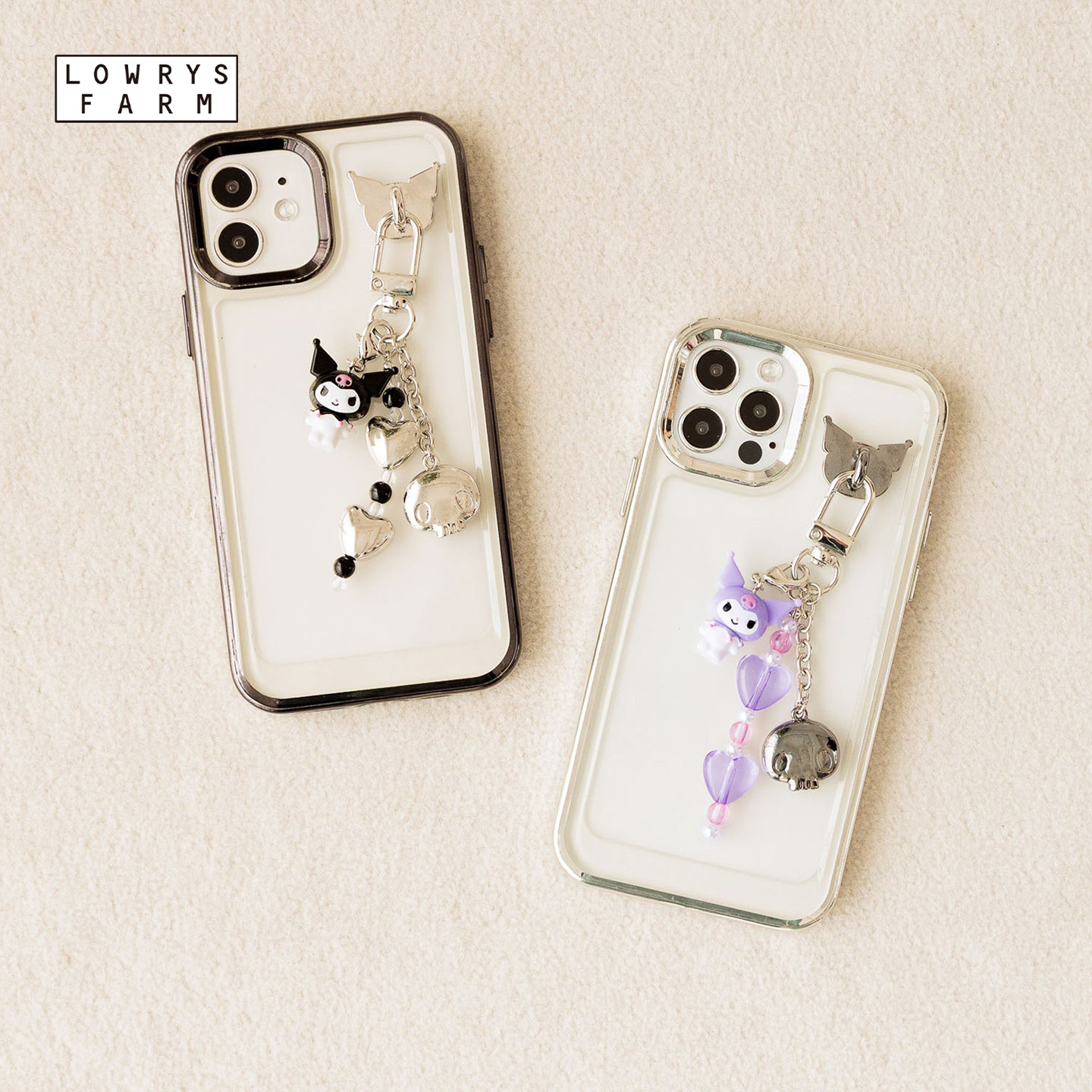 库洛米手机挂件 暗黑萌酷