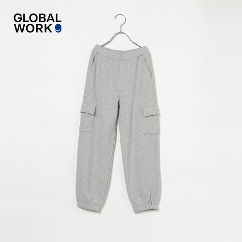 GLOBAL WORK 卫裤童装2026秋季新款棉质束脚工装针织裤1023748