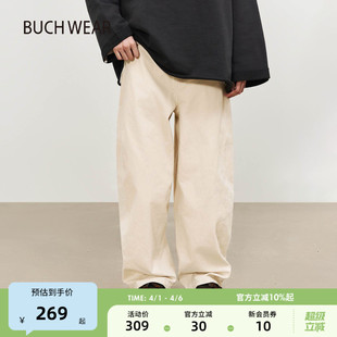 新款 BUCH WEAR休闲裤 女2026春季 602702 纯色系日常通勤棉质长裤