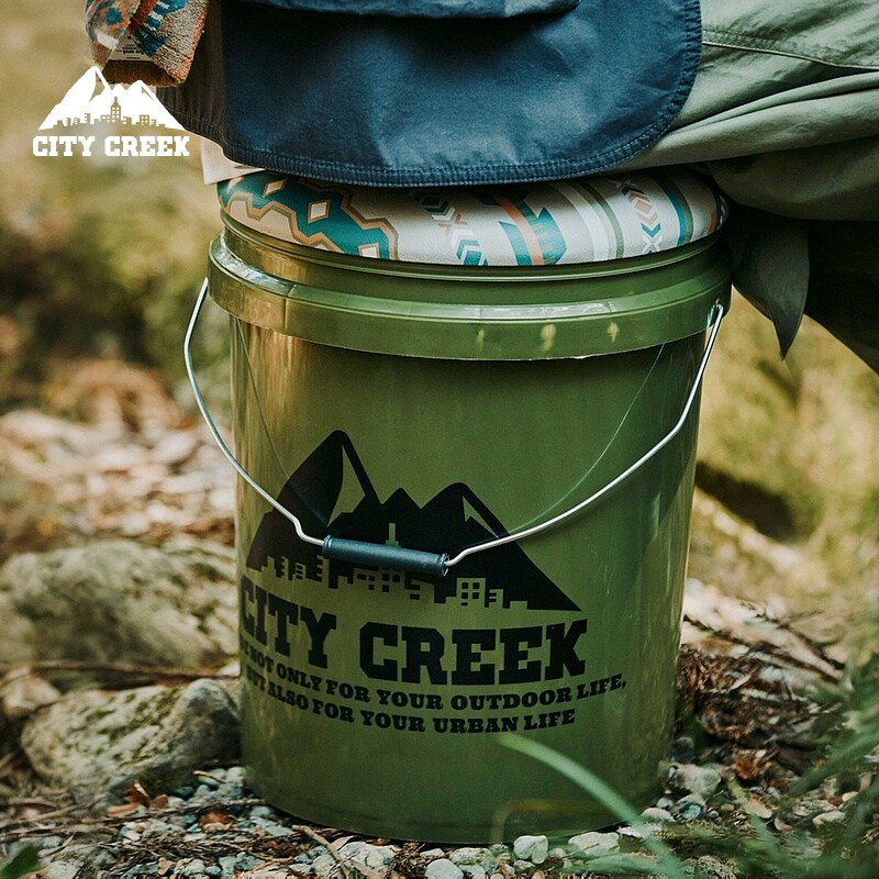 CITY CREEK凳子2025春夏创意多功能收纳提桶便携椅子1