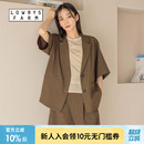 西服外套253196 LOWRYS FARM外套女2025年夏季 新款 通勤宽松短袖