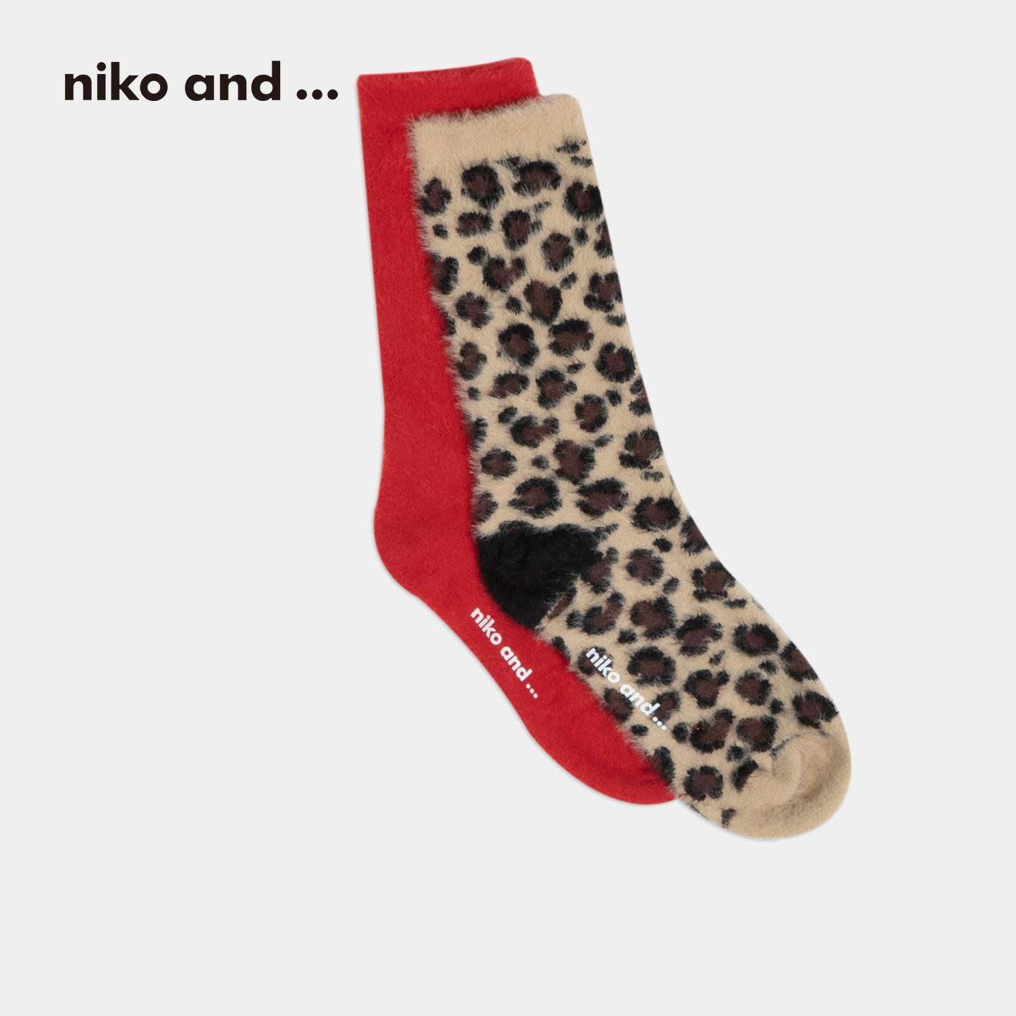 niko and ... 袜子男女同款2025新款软糯个性潮流长筒袜598772