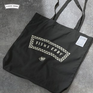 FISHS EDDY单肩包女2025春夏日系logo印花彩虹色手提袋294898