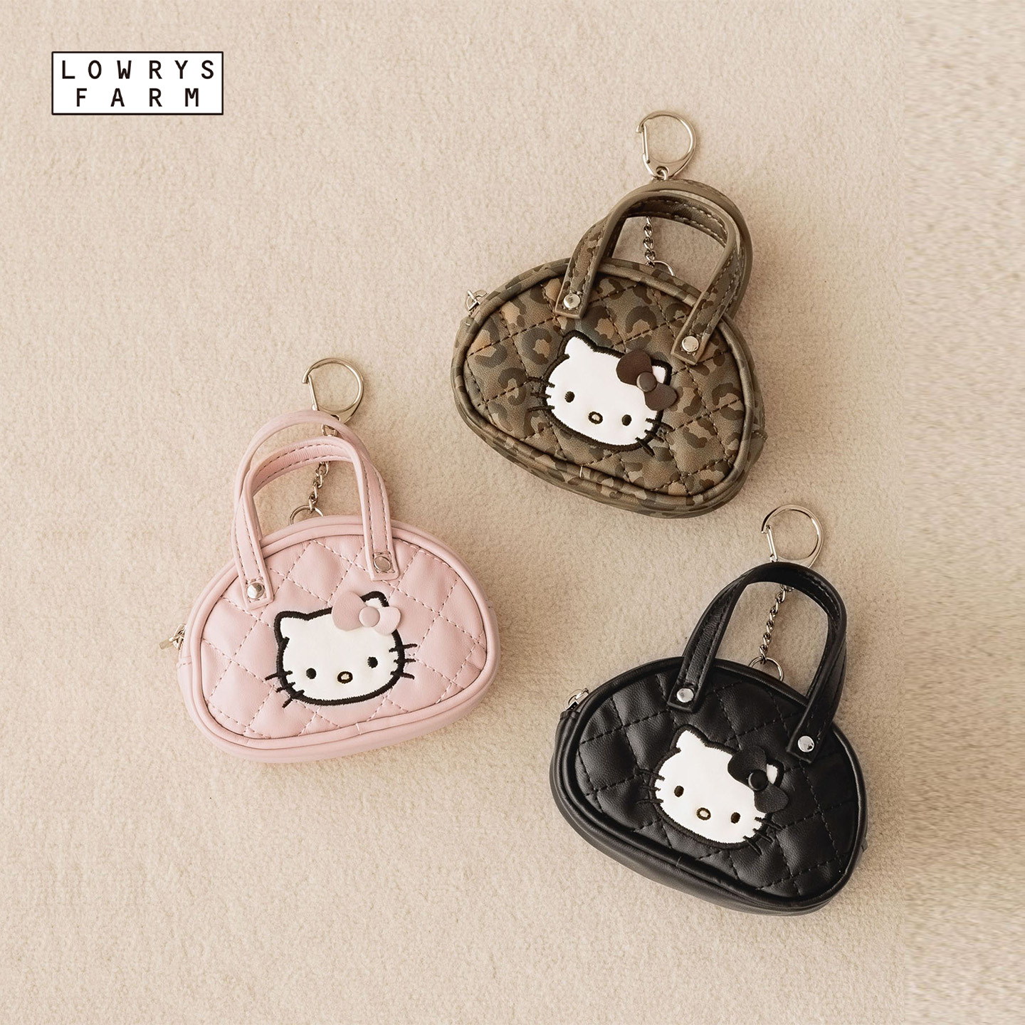 LOWRYS FARM Sanrio联名2025新款挂件Kitty包挂迷你收纳包580302