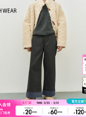 BUCH WEAR牛仔裤女2025时尚宽松简约流行日系直筒裤249836