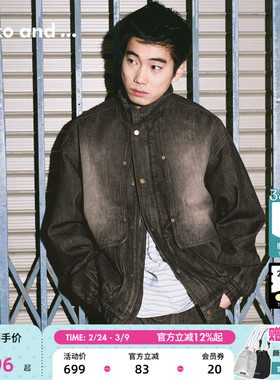 niko and ...NKJ牛仔外套男女同款26春季新款做旧棉质上衣611888