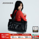 JEANASIS包袋女2026新款 日系复古PU皮通勤多层腋下包643898