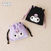 Sanrio联名2025新款 LOWRYS FARM 可爱库洛米束口收纳袋579757