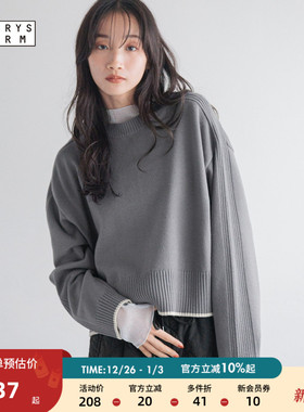 LOWRYS FARM毛针织衫女冬季新款时尚简约纯色宽松毛衣151711