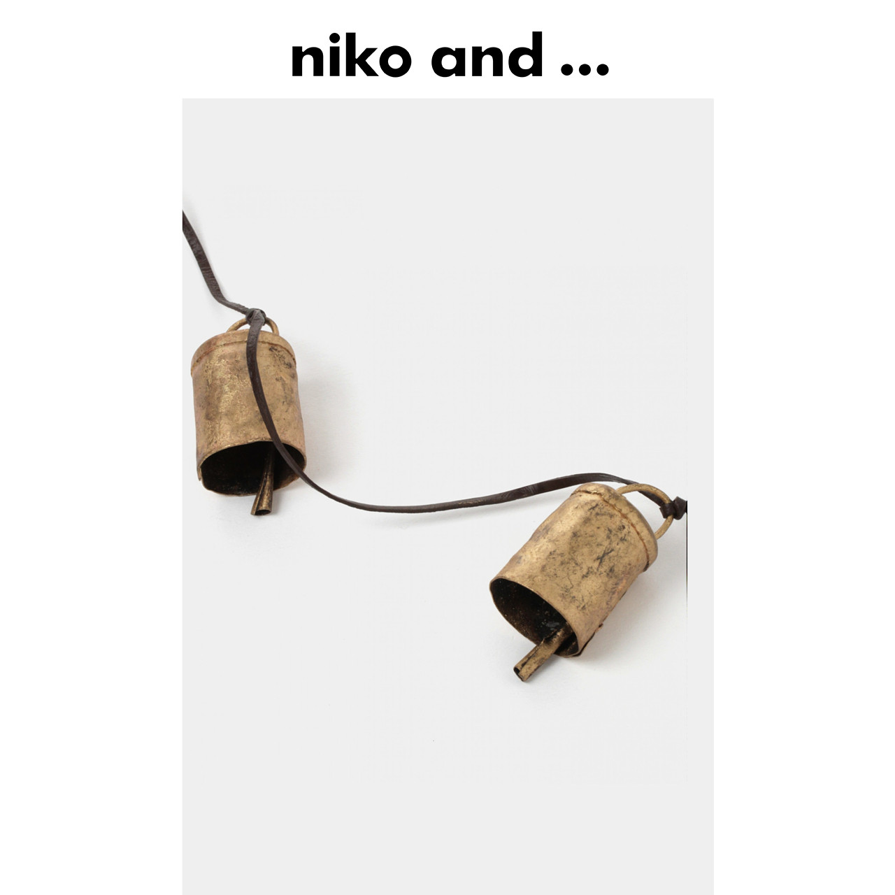 NIKO AND...바람 차임 2024 크리에이티브 레트로 노란색 일본 종 장식 387155