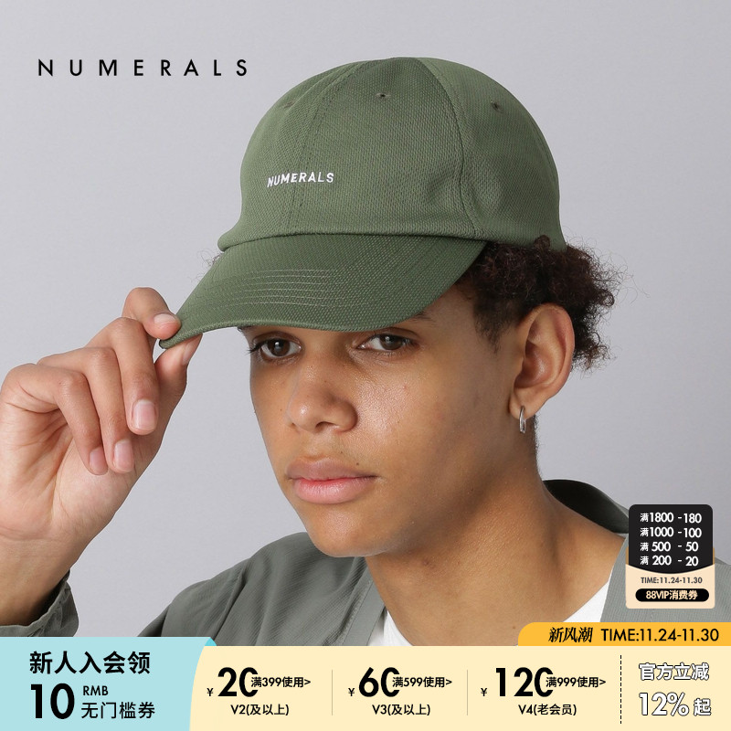 NUMERALS棒球帽2025新款运动风潮流遮阳帽子318748