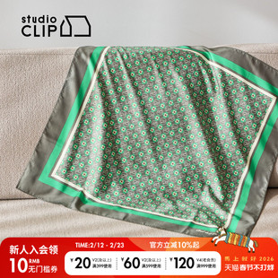 studio CLIP 丝巾女2026新款气质成熟老钱风领巾626951