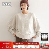 LOWRYS 上衣580991 棉质日系字母宽松长袖 FARM卫衣女2025冬季 新款