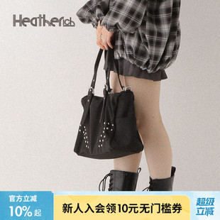 Heatherich 休闲铆钉大容量单肩斜挎包573204 提包2025新款 时尚