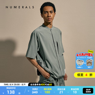NUMERALS 夹克男2026夏季新款现代风户外薄款五分袖外套637814