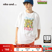 2025夏季 niko 男女T恤574332 加菲猫 Betty合作款 and ...忍者神龟