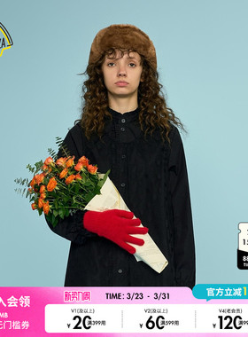 SEE YOU at PIZZA衬衫女春季新款小清新荷叶边日系上衣249515