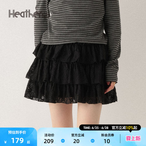 多层蕾丝半身裙 清新甜美