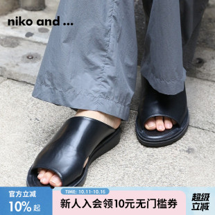 男夏季 ...凉鞋 新款 时尚 110063 niko 气质日系通勤凉鞋 and