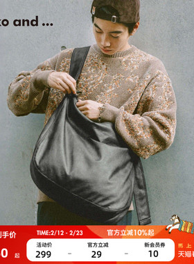 niko and ...包袋男2025新款休闲通勤大容量运动健身托特包572965