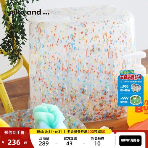 niko and ... BUBBLE联名系列2025新款创意涂鸦塑料椅子592876