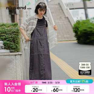 时尚 niko 新款 ...连衣裙2025年夏季 休闲简约背带裙143531 and