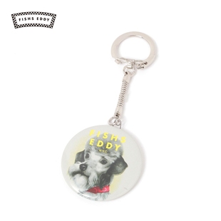 FISHS 圆形可爱动物钥匙扣挂件459830 EDDY挂件2025新款