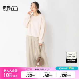 CLIP休闲裤 宽松灯芯绒直筒裤 女冬季 时尚 133177 新款 studio