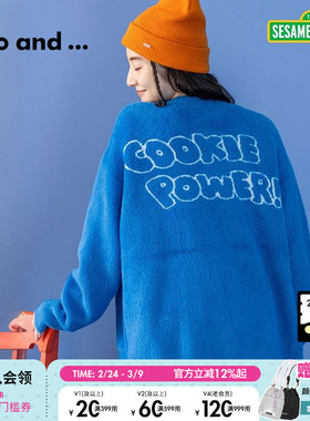 niko and ...芝麻街合作系列冬季新款毛衣开衫女款外套246406