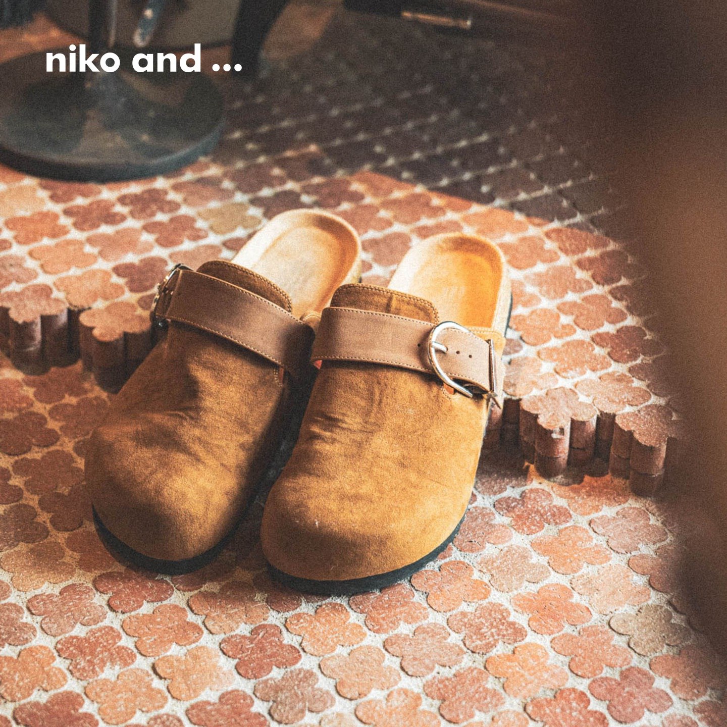 niko and ...鞋子男2025新款休闲简约慵懒松弛复古勃肯鞋591817