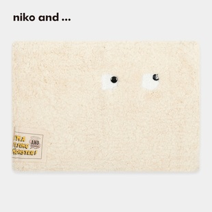 地毯2025新款 ... 创意童趣方形家用可爱小地毯608884 and niko