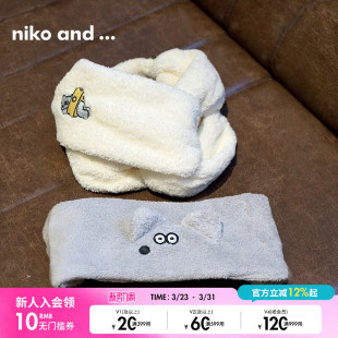 创意可爱学生发带151587 ...ANDY合作系列发饰新款 niko and