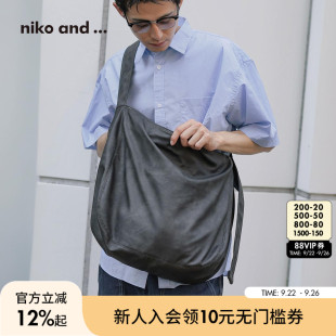...挎包男2025新款 休閑通勤大容量單肩斜挎包572965 and niko